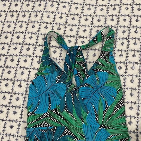 Jantzen blue free tropical floral one piece swimsuit small 6 - Picture 4 of 8